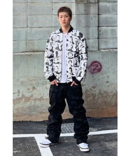 EXTRAORDINARY(エクストラオーディナリー)の「TYVEK PORTRAIT PRINTING JUMPER WHITE(ナイロンジャケット・メンズ・その他・LARGE/MEDIUM/X-LARGE)」の10枚目の写真