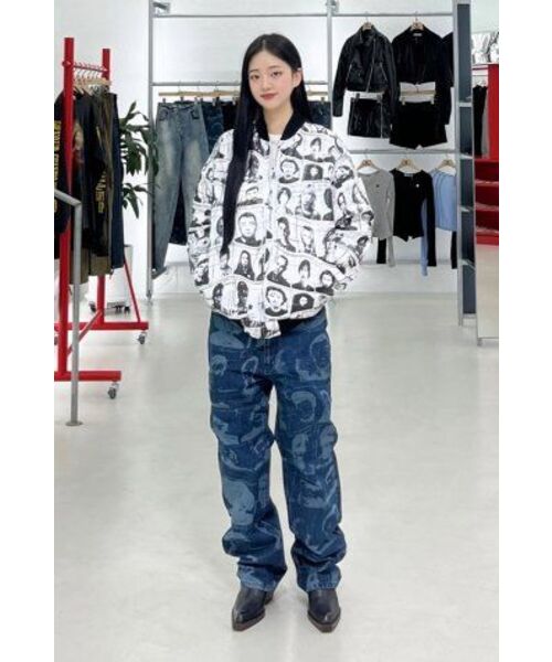 EXTRAORDINARY(エクストラオーディナリー)の「TYVEK PORTRAIT PRINTING JUMPER WHITE(ナイロンジャケット・メンズ・その他・LARGE/MEDIUM/X-LARGE)」の13枚目の写真