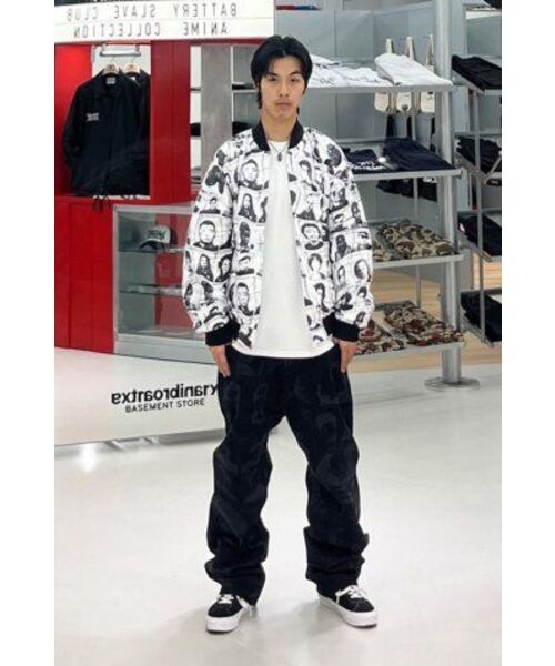 EXTRAORDINARY(エクストラオーディナリー)の「TYVEK PORTRAIT PRINTING JUMPER WHITE(ナイロンジャケット・メンズ・その他・LARGE/MEDIUM/X-LARGE)」の14枚目の写真