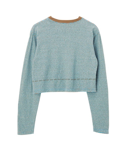 SEA(シー)の「スケーターストライプ L/S TEE(Tシャツ/カットソー・レディース・ベージュ/ブルー・2/0)」の20枚目の写真