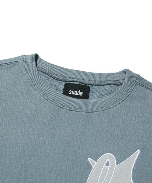 suade（スエード）の「STAR TEAM CREWNECK [BLUE GRAY]（スウェット・レディース・その他・MEDIUM/X-LARGE）」の3枚目の写真