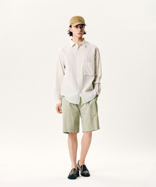 ESPIONAGE（エスピオナジ）の「Double Pleats Chino Shorts Khaki Beige（その他パンツ・レディース・その他・MEDIUM/LARGE/X-LARGE）」の10枚目の写真