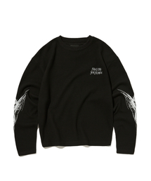 suade（スエード）の「SERAPHIM THERMAL LONG SLEEVE [BLACK]（Tシャツ/カットソー）」
