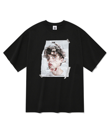 フェイス 半袖Tシャツ ブラック