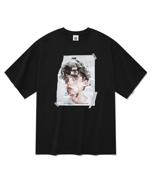 RADINEO(ラディネオ)の「フェイス 半袖Tシャツ ブラック(Tシャツ/カットソー・メンズ・その他・LARGE/MEDIUM/SMALL/X-LARGE)」の1枚目の写真