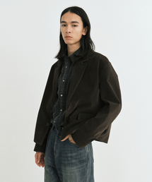 ENDOOR（エンドア）の「Suede crop jacket (brown)（その他アウター）」
