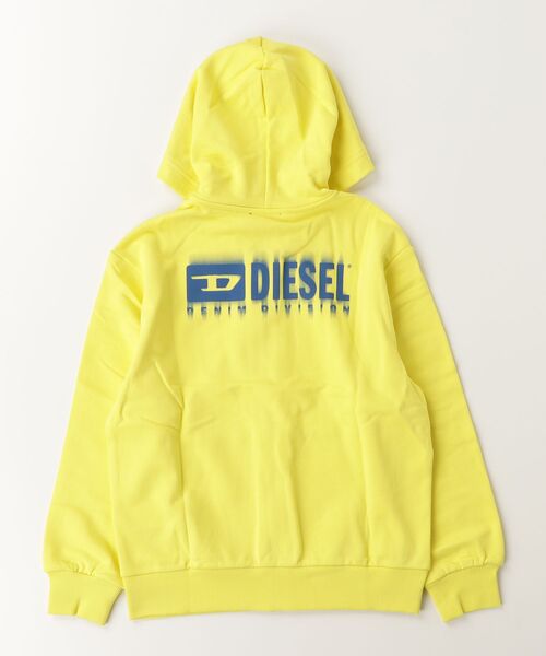 DIESEL KIDS（ディーゼルキッズ）の「DIESEL（ディーゼル）Kids & Junior バックブランドロゴジップアップフーディーパーカー（パーカー・キッズ・ブルー/ブラック×レッド/イエロー/ホワイト・8Y/10Y/14Y/16Y/12Y/4Y/6Y）」の8枚目の写真