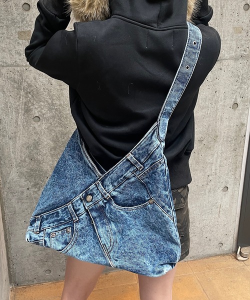 セール】デニムリメイクショルダーバッグ（ショルダーバッグ）｜ROGER