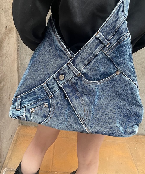 セール】デニムリメイクショルダーバッグ（ショルダーバッグ）｜ROGER