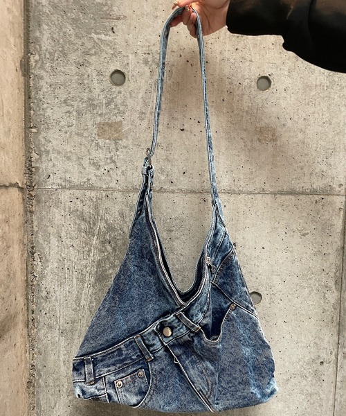 セール】デニムリメイクショルダーバッグ（ショルダーバッグ）｜ROGER