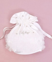 LAFARY（ラファリー）の「サテンリボン巾着ポーチ（ポーチ）」