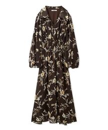 SNIDEL | ウエストシャーリングプリントワンピース(ワンピース)