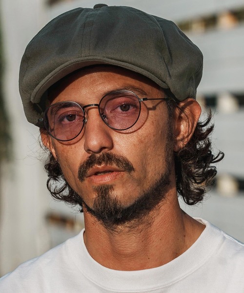 CAMBIO(カンビオ)の「mko13333- Linen Blend Big Casquette キャスケット(OP-261-BO011)(キャスケット・メンズ・ブラック/ダークオリーブ/ダークブラウン・FREE)」の3枚目の写真