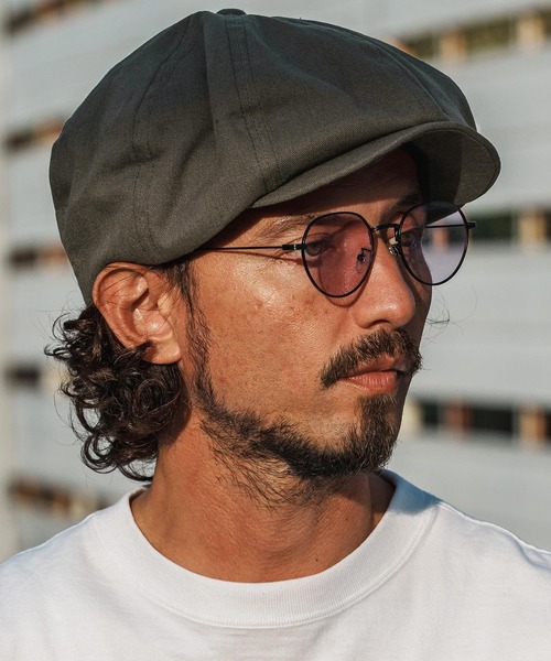 CAMBIO(カンビオ)の「mko13333- Linen Blend Big Casquette キャスケット(OP-261-BO011)(キャスケット・メンズ・ブラック/ダークオリーブ/ダークブラウン・FREE)」の4枚目の写真