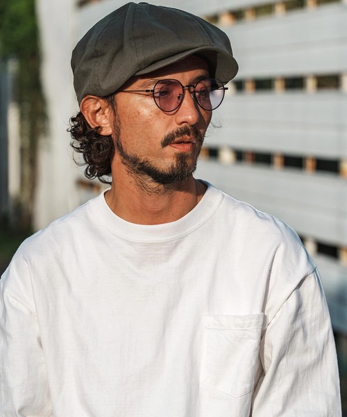 CAMBIO(カンビオ)の「mko13333- Linen Blend Big Casquette キャスケット(OP-261-BO011)(キャスケット・メンズ・ブラック/ダークオリーブ/ダークブラウン・FREE)」の6枚目の写真