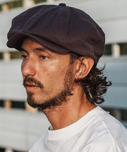 CAMBIO(カンビオ)の「mko13333- Linen Blend Big Casquette キャスケット(OP-261-BO011)(キャスケット・メンズ・ブラック/ダークオリーブ/ダークブラウン・FREE)」の8枚目の写真