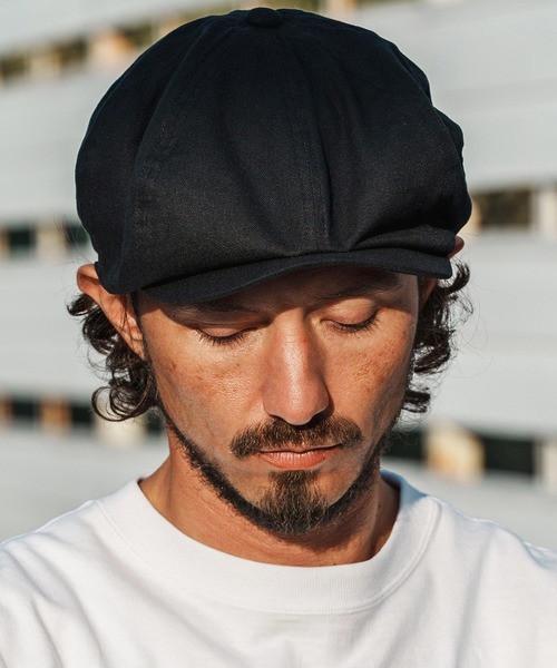 CAMBIO(カンビオ)の「mko13333- Linen Blend Big Casquette キャスケット(OP-261-BO011)(キャスケット・メンズ・ブラック/ダークオリーブ/ダークブラウン・FREE)」の11枚目の写真