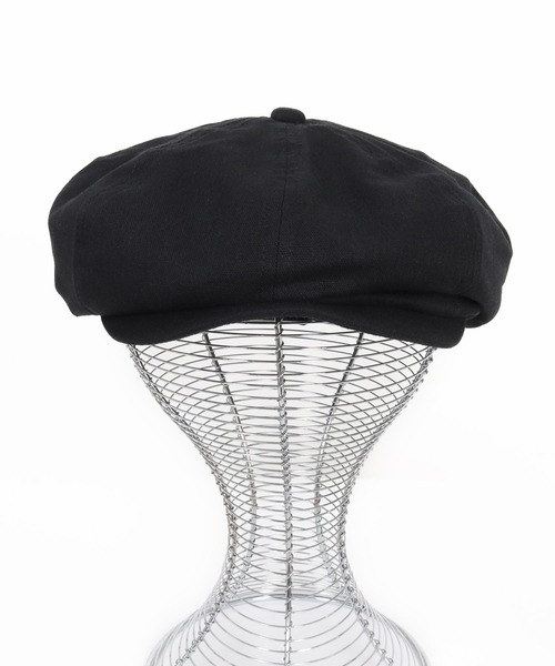 CAMBIO(カンビオ)の「mko13333- Linen Blend Big Casquette キャスケット(OP-261-BO011)(キャスケット・メンズ・ブラック/ダークオリーブ/ダークブラウン・FREE)」の13枚目の写真