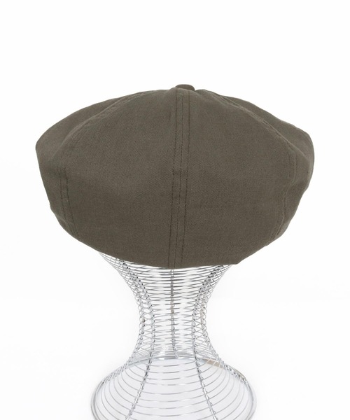 CAMBIO(カンビオ)の「mko13333- Linen Blend Big Casquette キャスケット(OP-261-BO011)(キャスケット・メンズ・ブラック/ダークオリーブ/ダークブラウン・FREE)」の16枚目の写真
