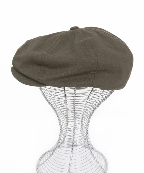 CAMBIO(カンビオ)の「mko13333- Linen Blend Big Casquette キャスケット(OP-261-BO011)(キャスケット・メンズ・ブラック/ダークオリーブ/ダークブラウン・FREE)」の17枚目の写真