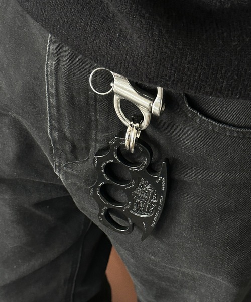 カイザーナックル メリケンサック カラビナ キーホルダー WO25W12AC01