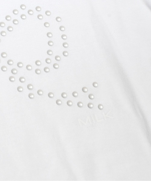MILK(ミルク)の「Pearl Ribbon Tシャツ(Tシャツ/カットソー・レディース・A/C/D/B・FREE)」の9枚目の写真
