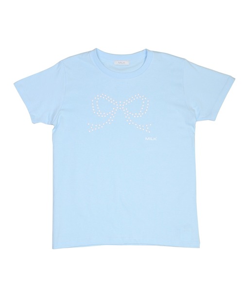 MILK(ミルク)の「Pearl Ribbon Tシャツ(Tシャツ/カットソー・レディース・A/C/D/B・FREE)」の10枚目の写真