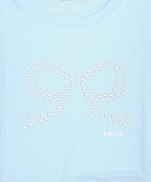 MILK(ミルク)の「Pearl Ribbon Tシャツ(Tシャツ/カットソー・レディース・A/C/D/B・FREE)」の11枚目の写真