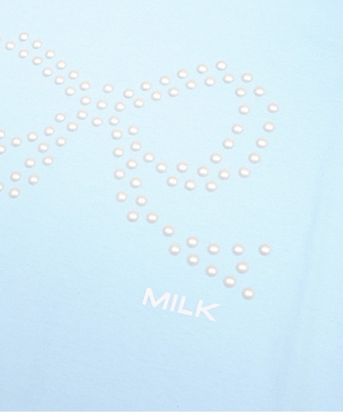 MILK(ミルク)の「Pearl Ribbon Tシャツ(Tシャツ/カットソー・レディース・A/C/D/B・FREE)」の12枚目の写真