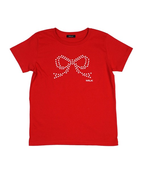 MILK(ミルク)の「Pearl Ribbon Tシャツ(Tシャツ/カットソー・レディース・A/C/D/B・FREE)」の13枚目の写真