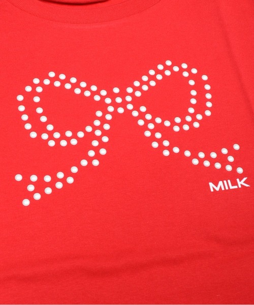 MILK(ミルク)の「Pearl Ribbon Tシャツ(Tシャツ/カットソー・レディース・A/C/D/B・FREE)」の14枚目の写真
