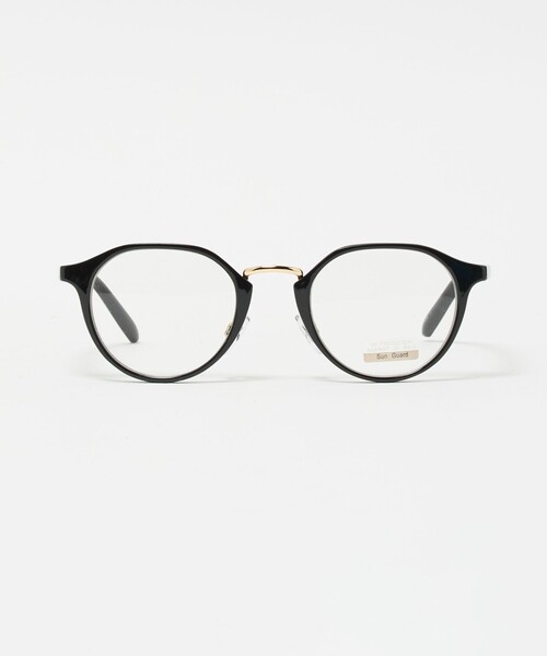 green label relaxing（グリーンレーベルリラクシング）の「コンビフレーム クリアレンズ メガネ（メガネ・レディース・ブラック/ブラウン系・FREE）」の2枚目の写真