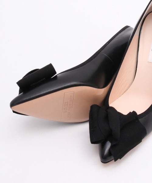 SEVEN TWELVE THIRTY(セヴントゥエルヴサーティー)の「LovelyWalkプラス ポインテッドリボンパンプス(パンプス・レディース・ブラック×ホワイト/ベージュ系その他/ブラック・22cm/22.5cm/23cm/23.5cm/24cm/24.5cm)」の8枚目の写真