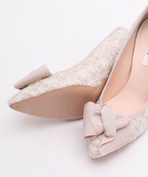 SEVEN TWELVE THIRTY(セヴントゥエルヴサーティー)の「LovelyWalkプラス ポインテッドリボンパンプス(パンプス・レディース・ブラック×ホワイト/ベージュ系その他/ブラック・22cm/22.5cm/23cm/23.5cm/24cm/24.5cm)」の20枚目の写真