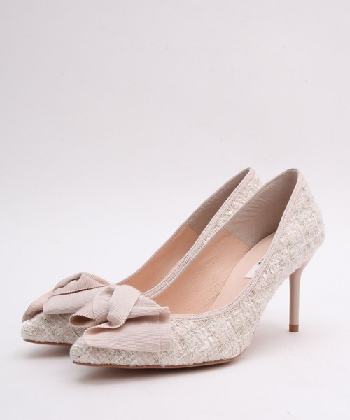 SEVEN TWELVE THIRTY(セヴントゥエルヴサーティー)の「LovelyWalkプラス ポインテッドリボンパンプス(パンプス・レディース・ブラック×ホワイト/ベージュ系その他/ブラック・22cm/22.5cm/23cm/23.5cm/24cm/24.5cm)」の22枚目の写真