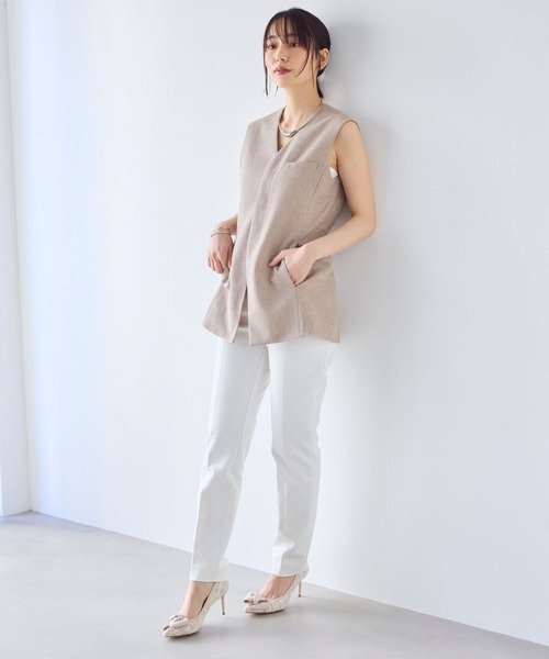 SEVEN TWELVE THIRTY(セヴントゥエルヴサーティー)の「LovelyWalkプラス ポインテッドリボンパンプス(パンプス・レディース・ブラック×ホワイト/ベージュ系その他/ブラック・22cm/22.5cm/23cm/23.5cm/24cm/24.5cm)」の17枚目の写真