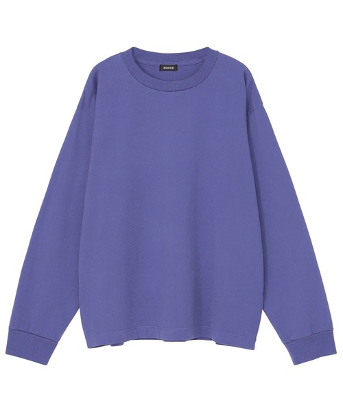 ZUCCa（ズッカ）の「GARMENT DYE T / カットソー（Tシャツ/カットソー・レディース・ホワイト/ダークグレー/ブルー・S size/M size/XL）」の3枚目の写真