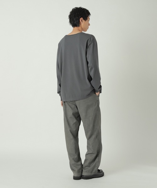 ZUCCa（ズッカ）の「GARMENT DYE T / カットソー（Tシャツ/カットソー・レディース・ホワイト/ダークグレー/ブルー・S size/M size/XL）」の8枚目の写真