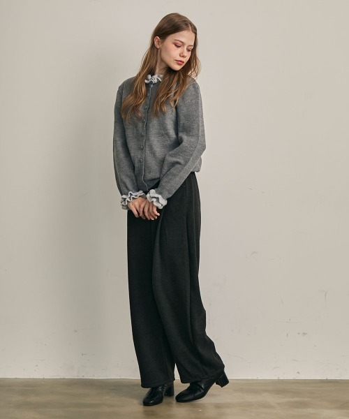 Clum(クルム)の「ストレートフィットスウェットパンツ(スウェットパンツ・レディース・ブラック/チャコールグレー・MEDIUM/SMALL)」の13枚目の写真