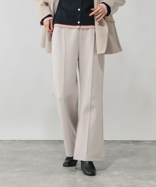 GLOBAL WORK(グローバルワーク)の「ダンボールフレアパンツ/636480(スウェットパンツ・レディース・ブラック/ブラウン/ベージュ/グレー・SMALL/LARGE/MEDIUM)」の13枚目の写真