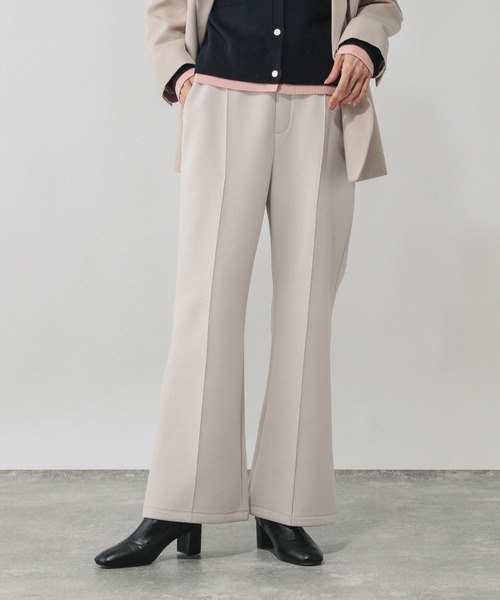 GLOBAL WORK(グローバルワーク)の「ダンボールフレアパンツ/636480(スウェットパンツ・レディース・ブラック/ブラウン/ベージュ/グレー・SMALL/LARGE/MEDIUM)」の14枚目の写真