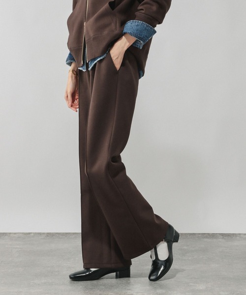 GLOBAL WORK(グローバルワーク)の「ダンボールフレアパンツ/636480(スウェットパンツ・レディース・ブラック/ブラウン/ベージュ/グレー・SMALL/LARGE/MEDIUM)」の19枚目の写真