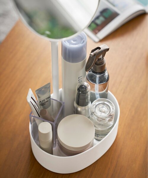 BIRTHDAY BAR（バースデイバー）の「【tower タワー】高さと角度が調節できる収納付きスタンドミラー（ミラー・レディース・ホワイト・0）」の18枚目の写真