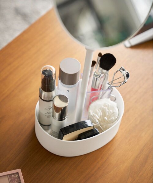 BIRTHDAY BAR（バースデイバー）の「【tower タワー】高さと角度が調節できる収納付きスタンドミラー（ミラー・レディース・ホワイト・0）」の17枚目の写真