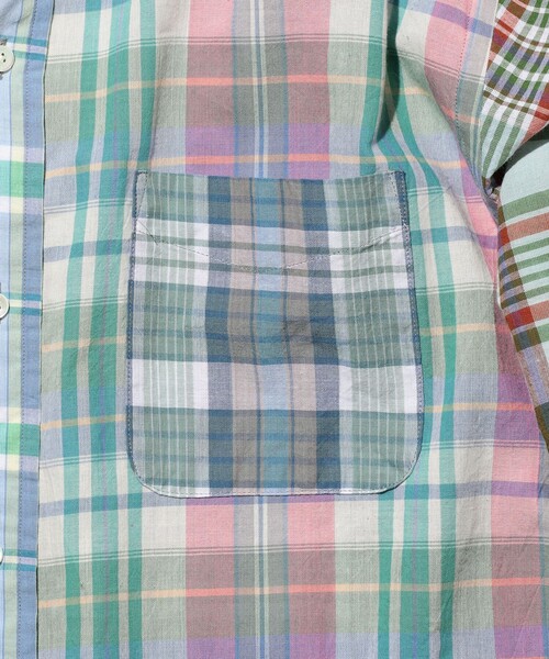 BEAMS PLUS（ビームスプラス）の「B.D. Classic-fit Madras Panel（シャツ/ブラウス・メンズ・その他・X-LARGE/MEDIUM/SMALL/LARGE）」の4枚目の写真