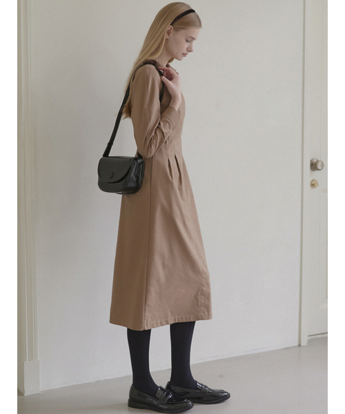 NONLOCAL(ノンローカル)の「Janet Volume Sleeve Dress - Beige(ワンピース・レディース・その他・S/M)」の2枚目の写真