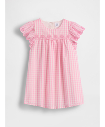 GAP | アイレット ギンガムチェック ワンピース (幼児・ベビー)(ワンピース)