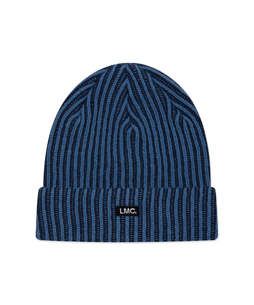 LMCの「MICRO BOX TWO TONE KNIT BEANIE blue(ニットキャップ/ビーニー・レディース・その他・ONE SIZE)」の1枚目の写真