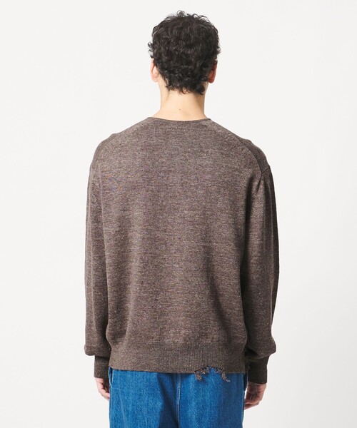 LOEFF(ロエフ)の「<LOEFF>ダメージ ヘンリーネック ニット UNISEX(ニット/セーター・レディース・ダークブラウン/ダークグレー・0/1/2)」の22枚目の写真