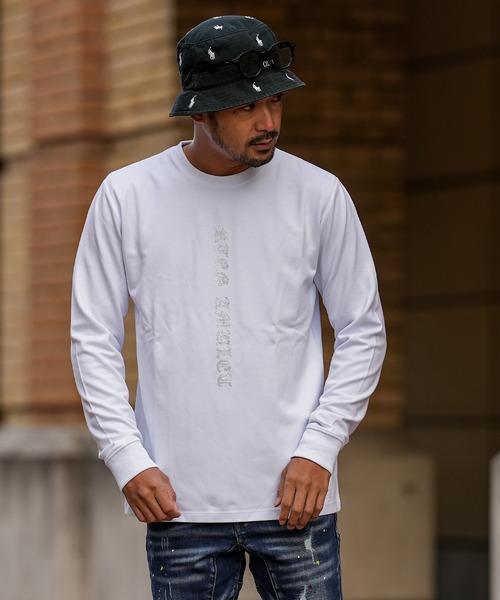 adamsJUGGLER(アダムスジャグラー)の「RTEG AM&EL/OEロンティー(Tシャツ/カットソー・メンズ・ブラック/ホワイト・M/XXL/XL/L/S)」の6枚目の写真